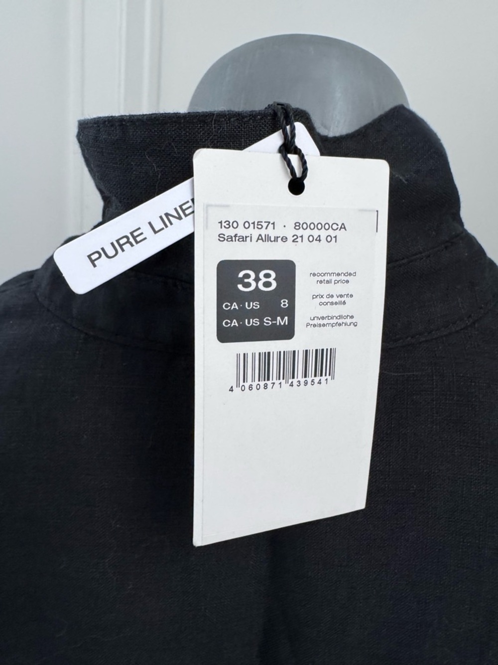 ❤️Olsen  Linen Short-Sleeve V-Neck Dress - Picture 3 of 4